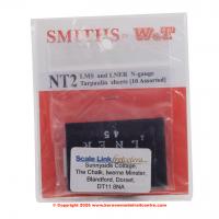 NT2 Smiths 2mm Tarpaulins Sheets (Pack of 5 Assorted) LMS / LNER 1923 - 1947